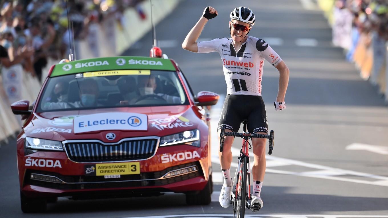 Soren Kragh Andersen vyhral 19. etapu na Tour de France 2020.