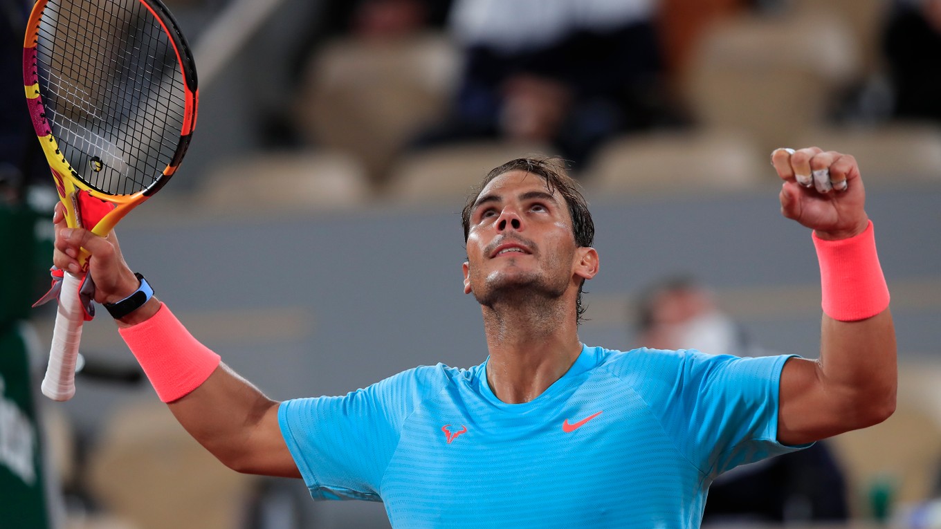 Rafael Nadal na Roland Garros 2020. 