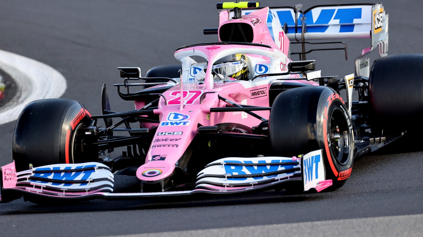 Nico Hülkenberg počas kvalifikácie na Veľkú cenu Eifelu.