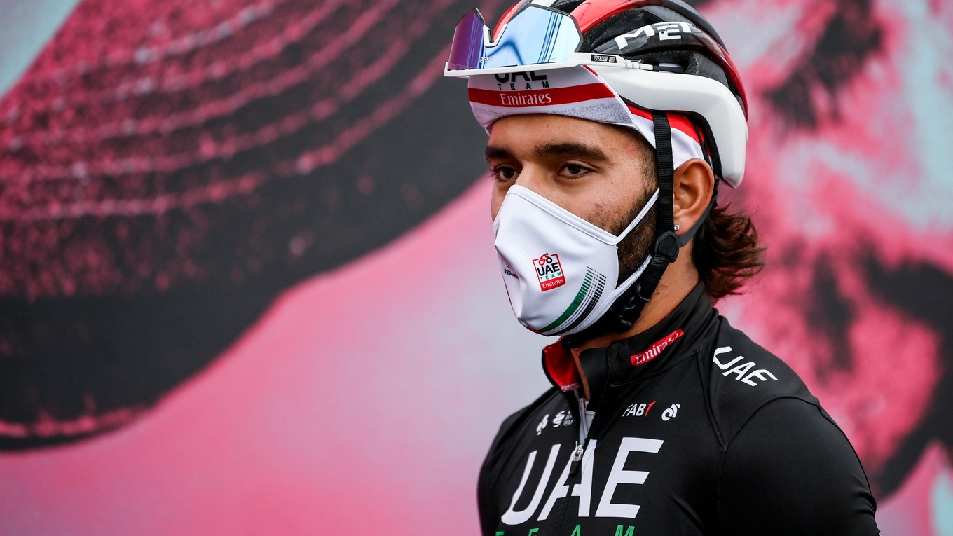 Fernando Gaviria počas Giro d’Italia 2020.