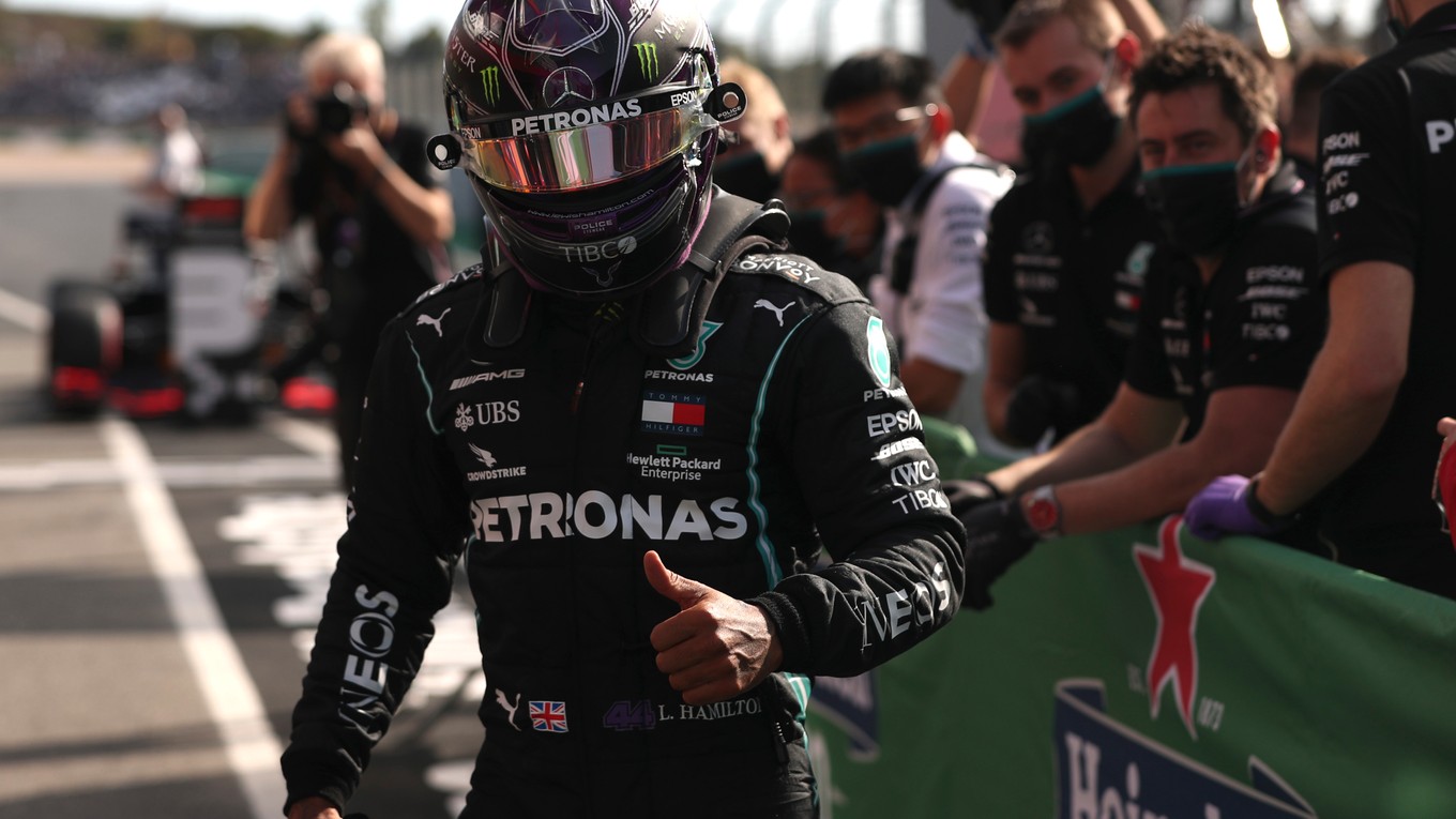 Lewis Hamilton vyhral kvalifikáciu na VC Portugalska 2020.