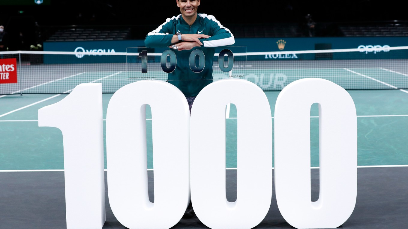 Rafael Nadal dosiahol na okruhu ATP tisíc víťazstiev.