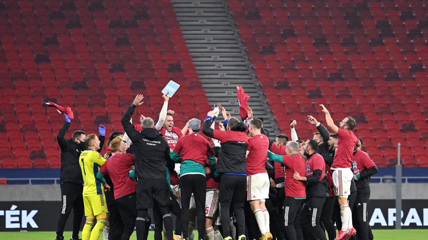 Maďarsko slávi postup na EURO 2020.