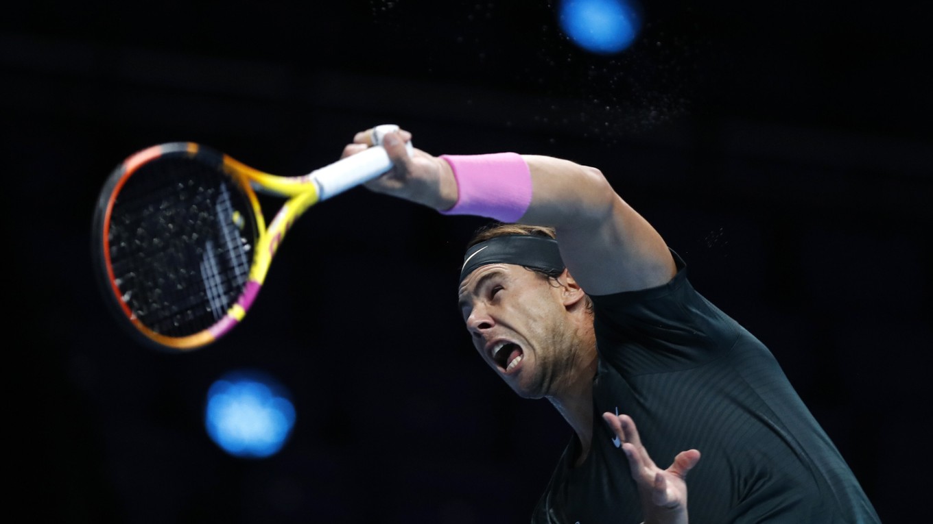 Rafael Nadal na Turnaji majstrov 2020.
