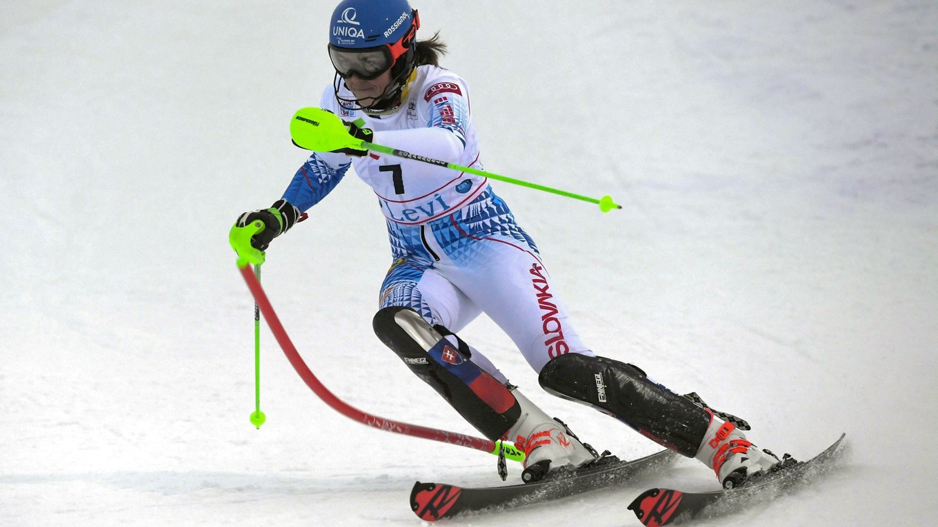 Petra Vlhová - slalom v Levi