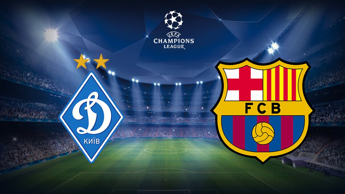 Futbal Dynamo Kyjev - FC Barcelona, Liga majstrov dnes LIVE stream.