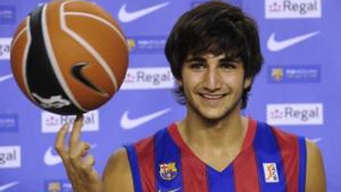 Ricky Rubio v drese Barcelony