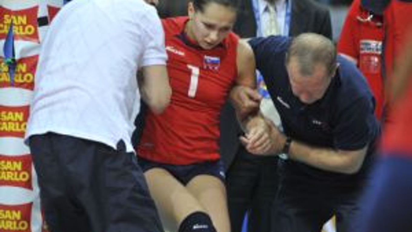Zranená Daniela Rojková