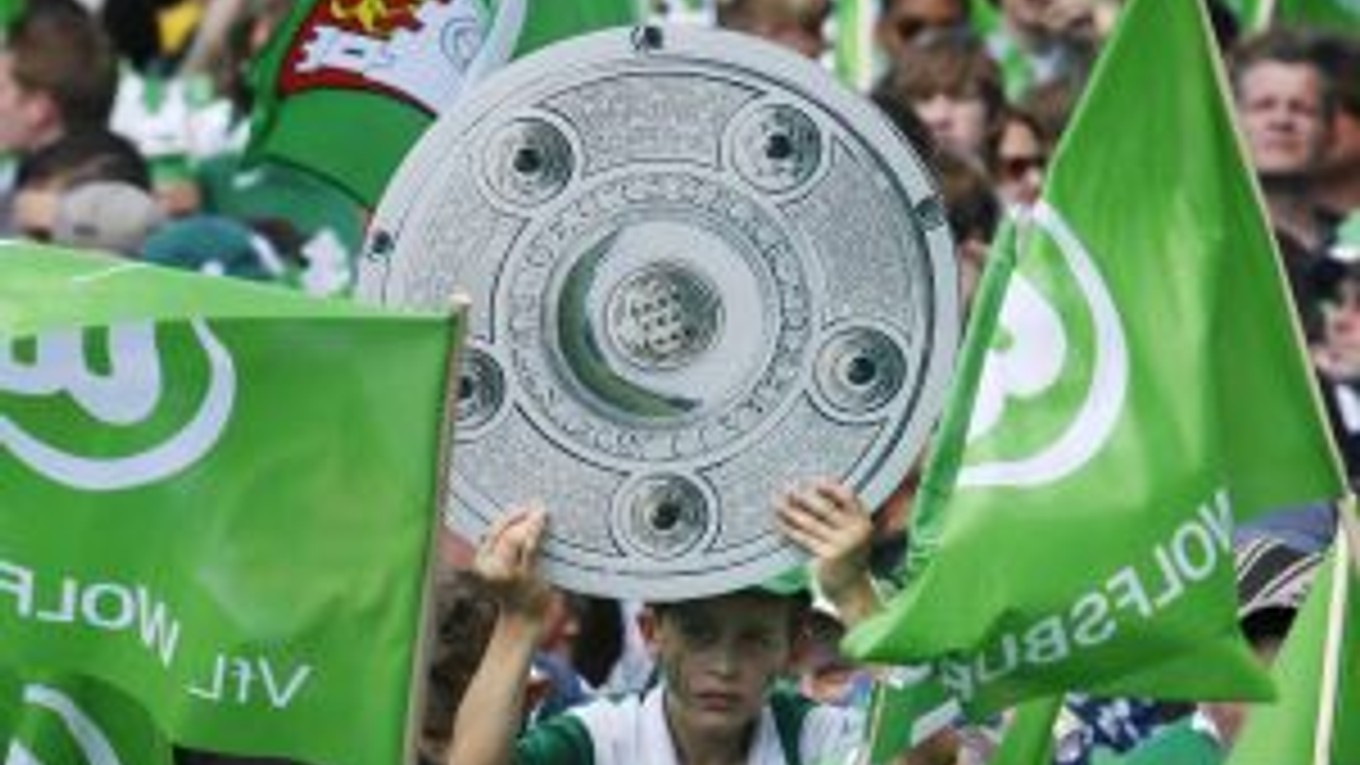 Fanúšikovia Wolfsburgu.
