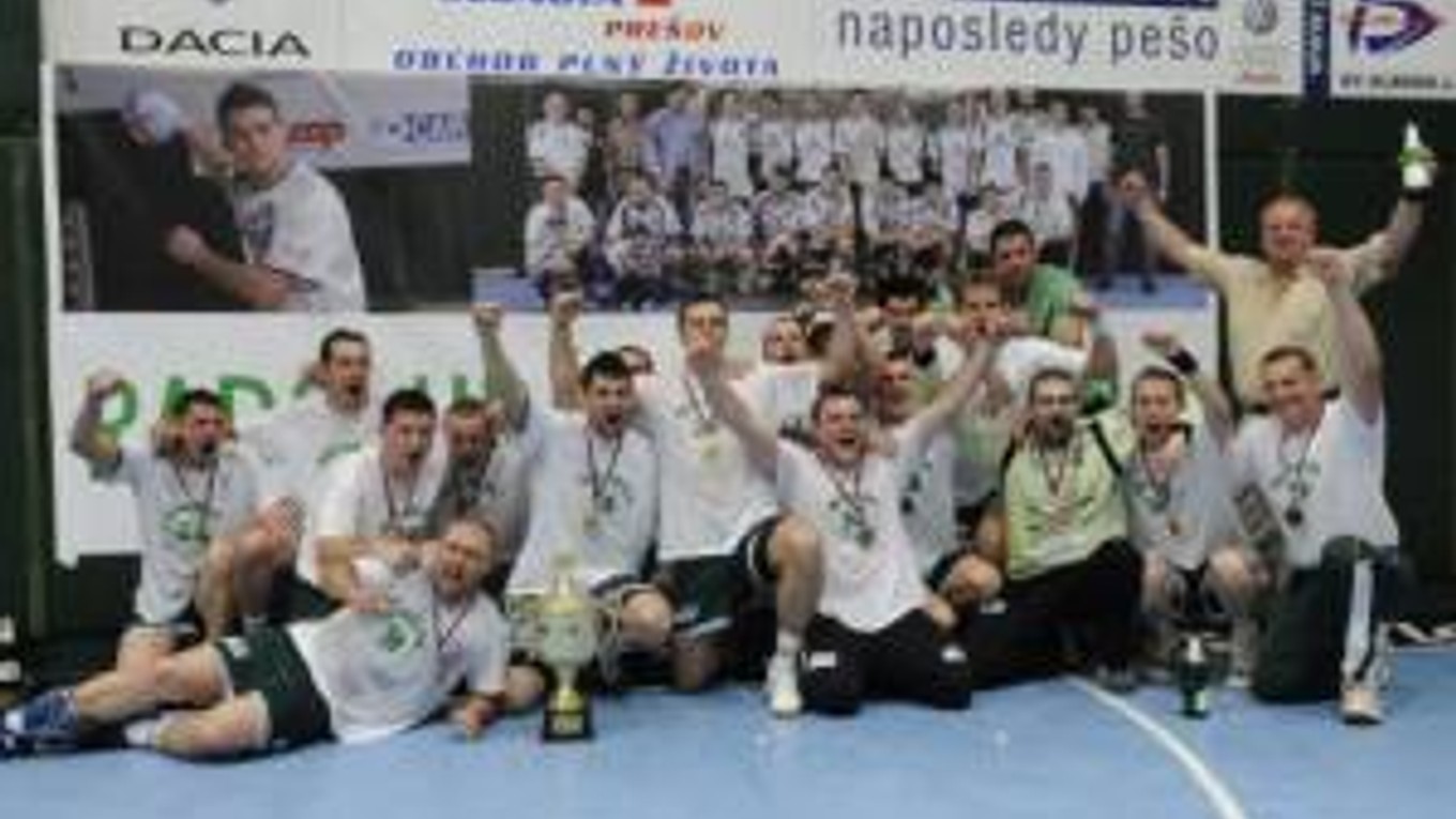Hádzanári Prešova získali tretí slovenský titul za sebou.