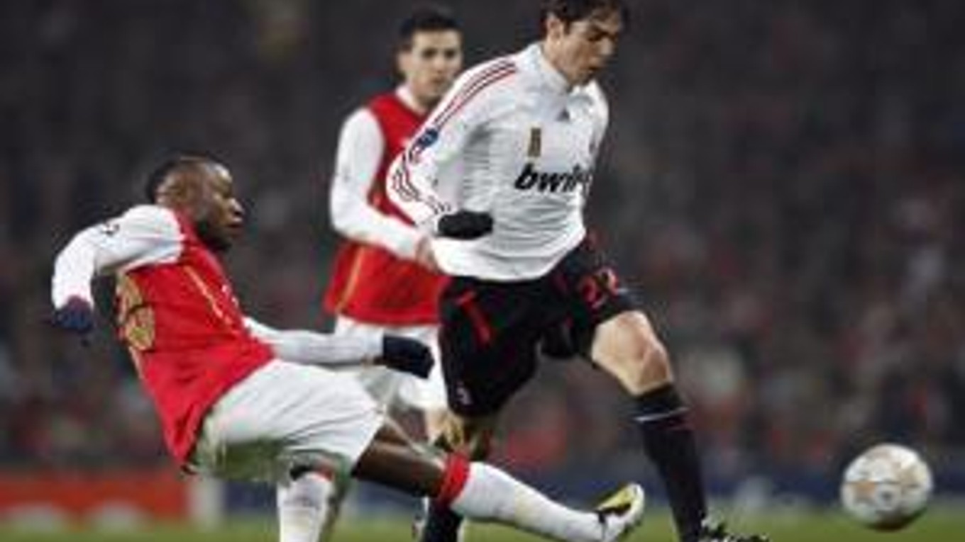 Kaka v drese AC Miláno.