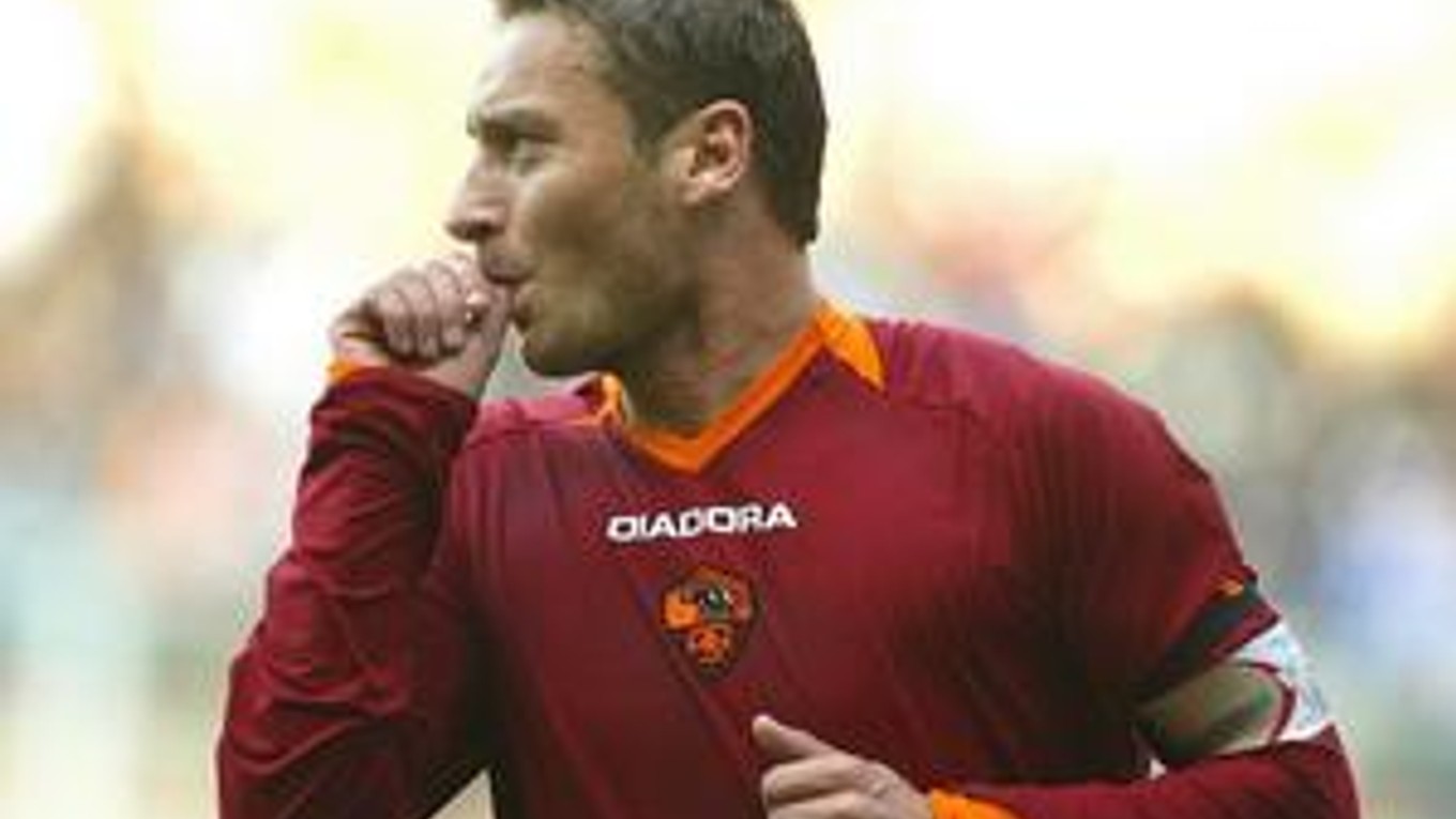 Kapitán AS Rím Francesco Totti.