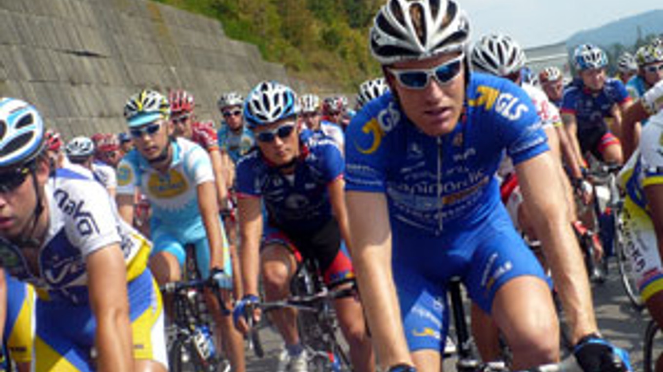 Cyklisti na pretekov Okolo Slovenska.