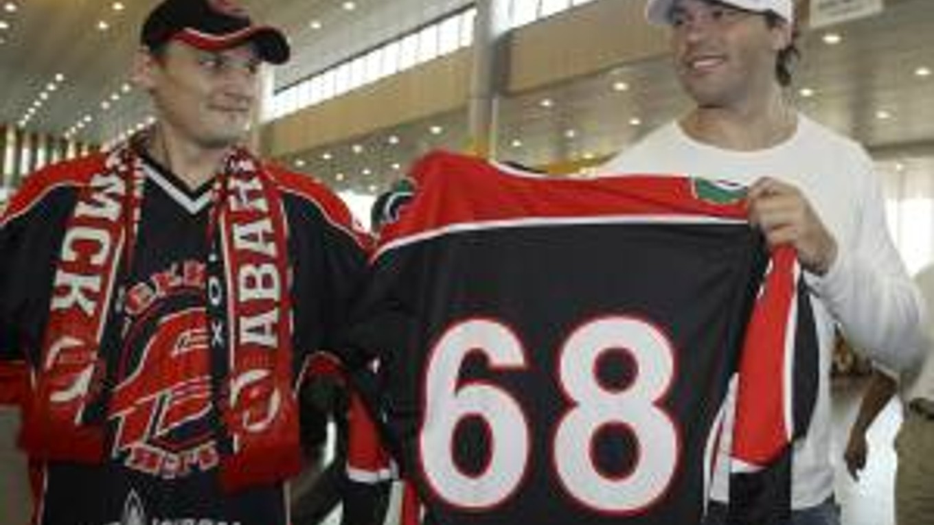 Jaromír Jágr je momentálne najväčšou hviezdou ruskej KHL.