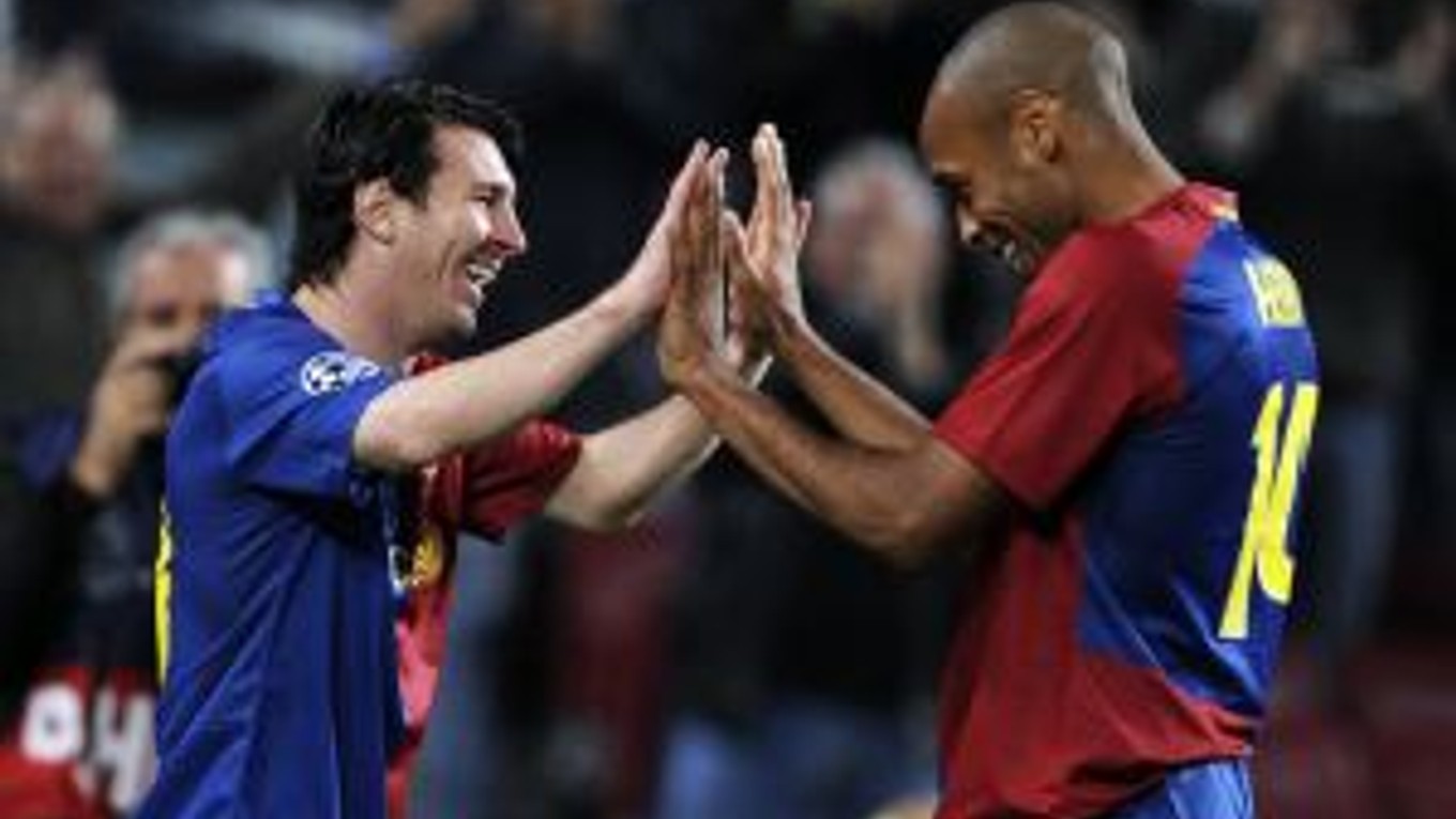 Podľa Thierryho Henryho by mal získať Zlatú loptu jeho spoluhráč Lionel Messi.