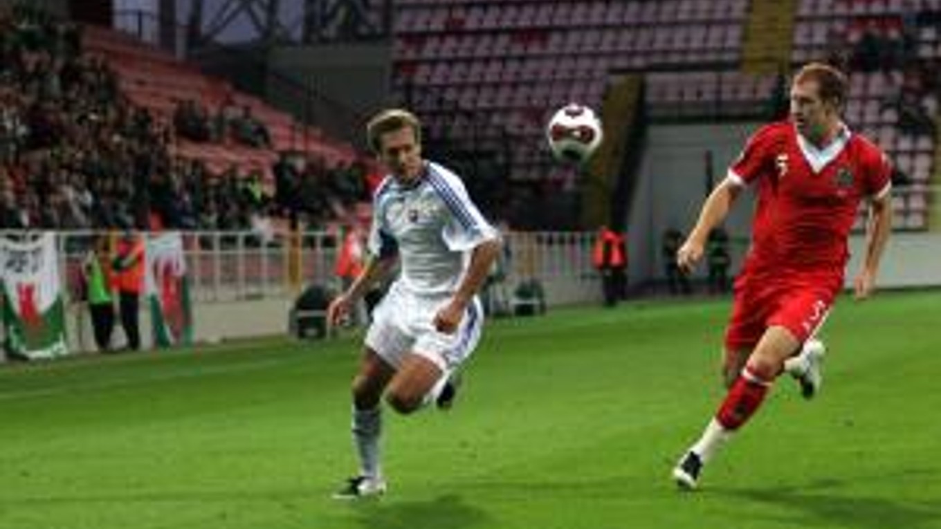 Marek Čech v drese slovenskej reprezentácie.