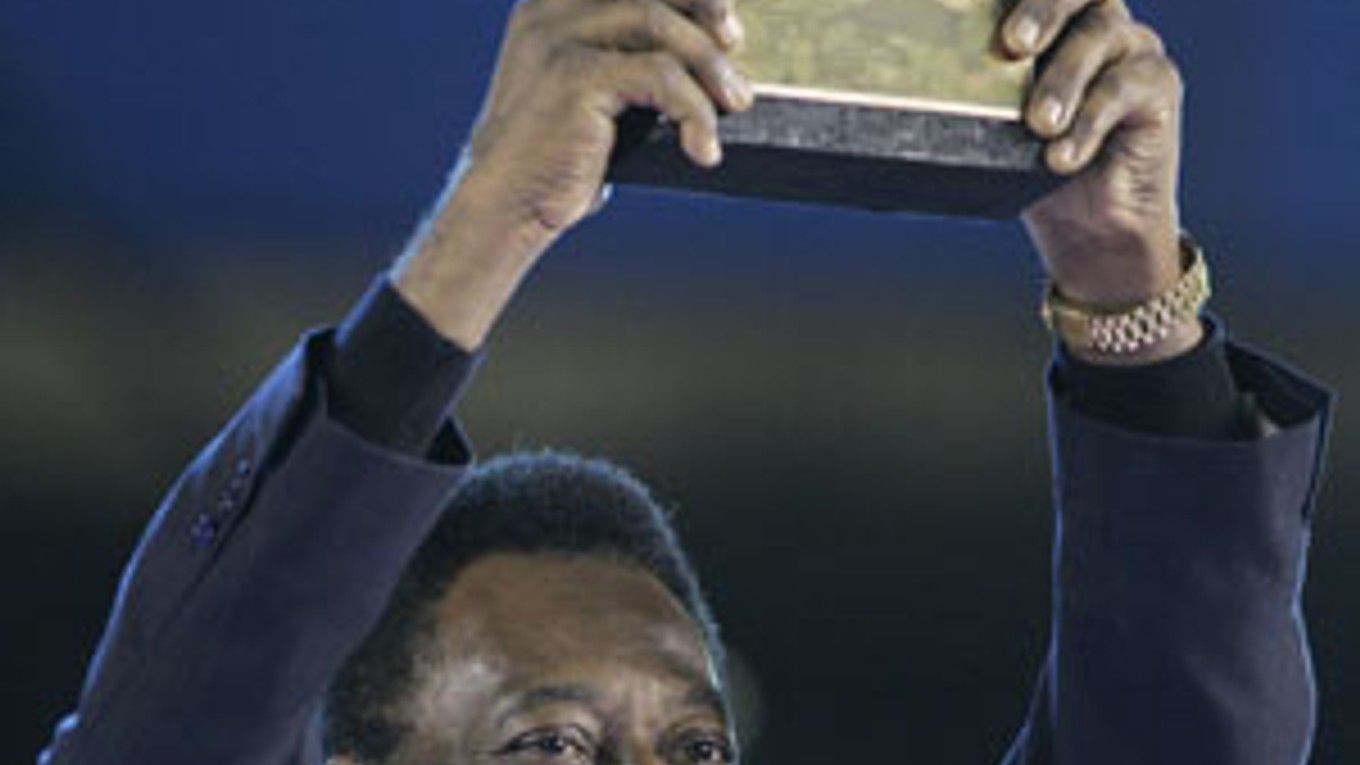 Najznámejší futbalista planéty Pelé.