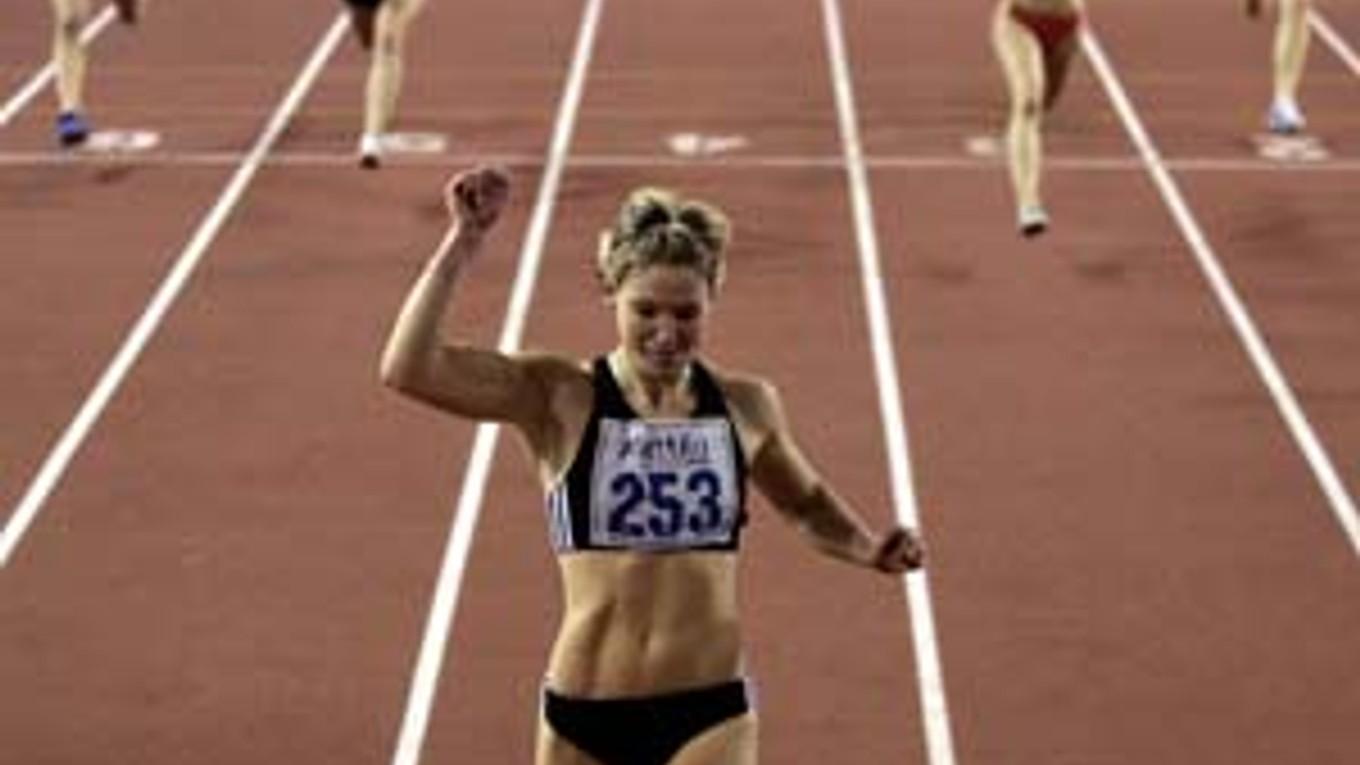 Miriam Bobková, reprezentantka v behu na 100 m cez prekážky.