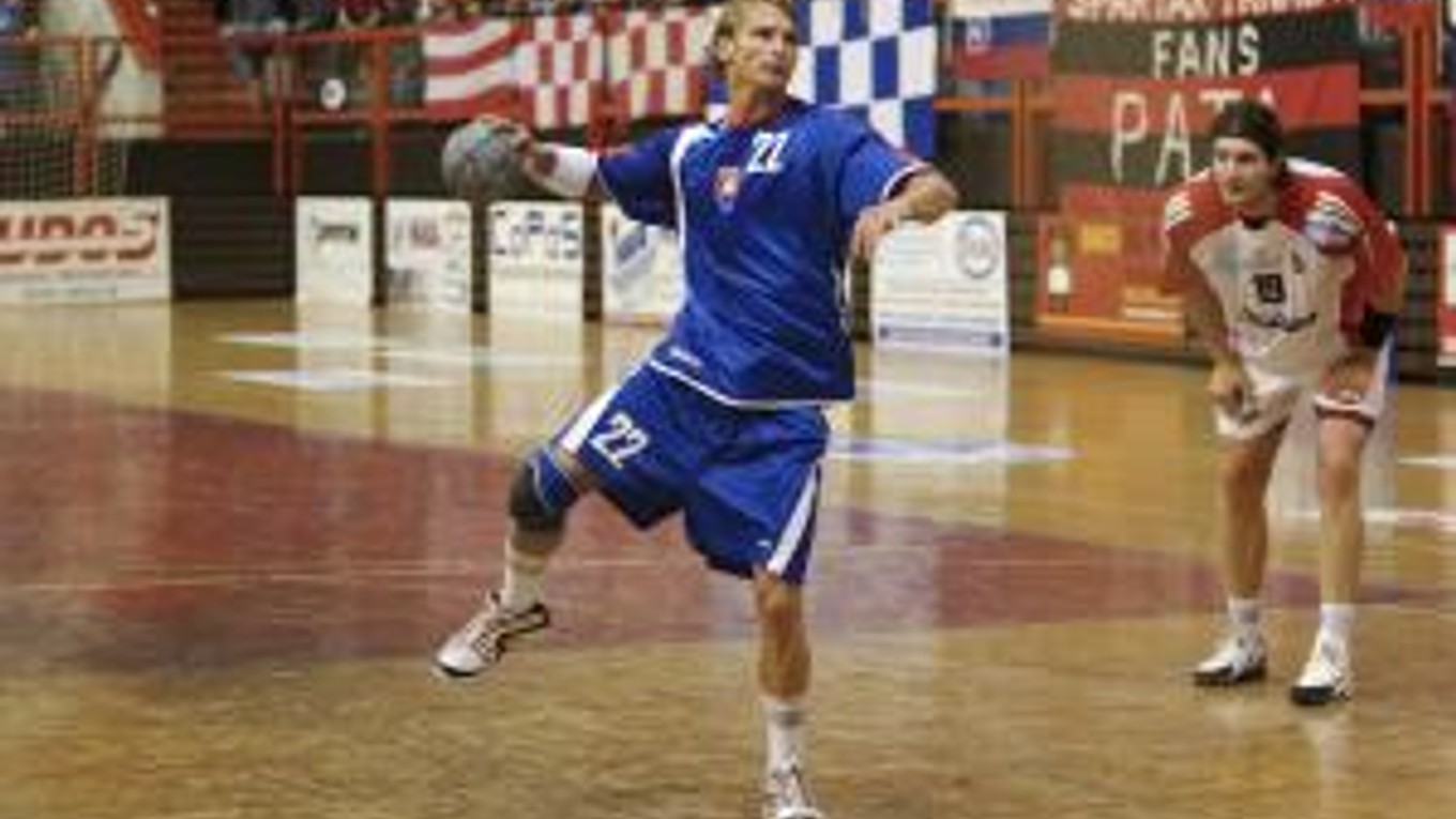 Martin Straňovský v drese slovenskej reprezentácie.