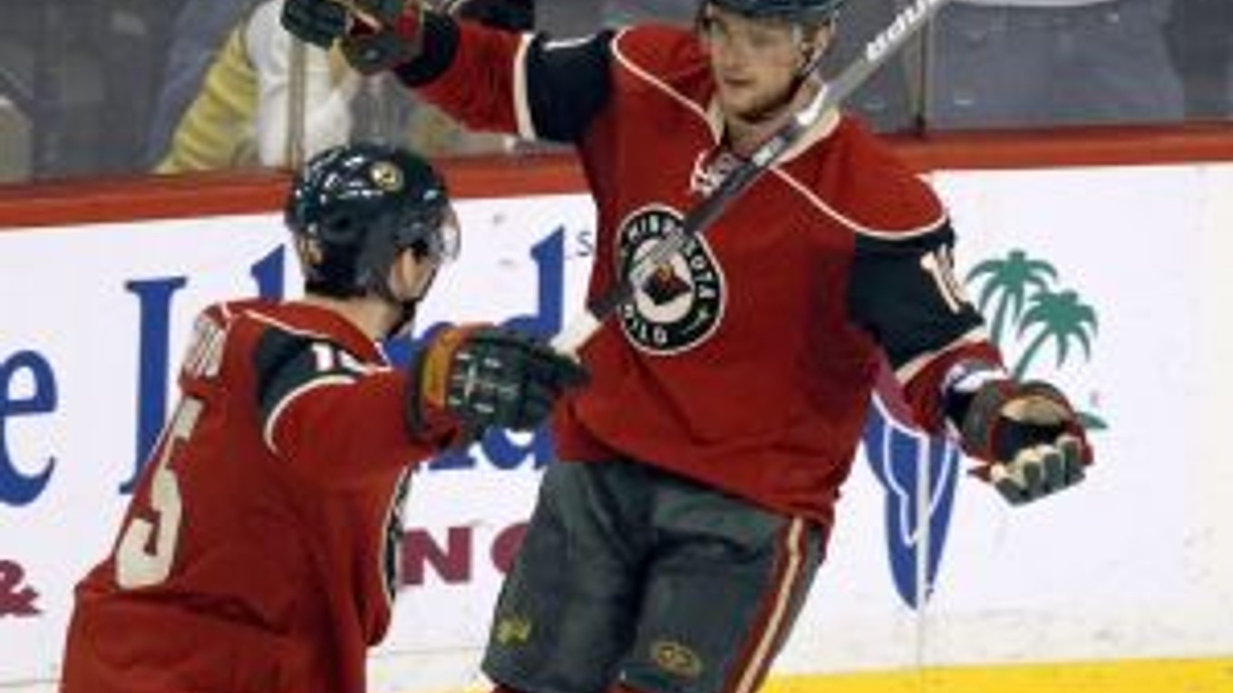 Marián Gáborík (vpravo)