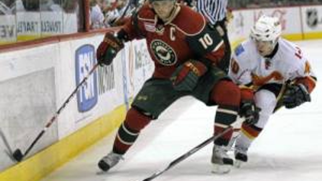 Kapitán Minnnesoty Marián Gáborík sa pričinil najväčšou mierou k dôležitému triumfu Wild nad rivalmi z Calgary.