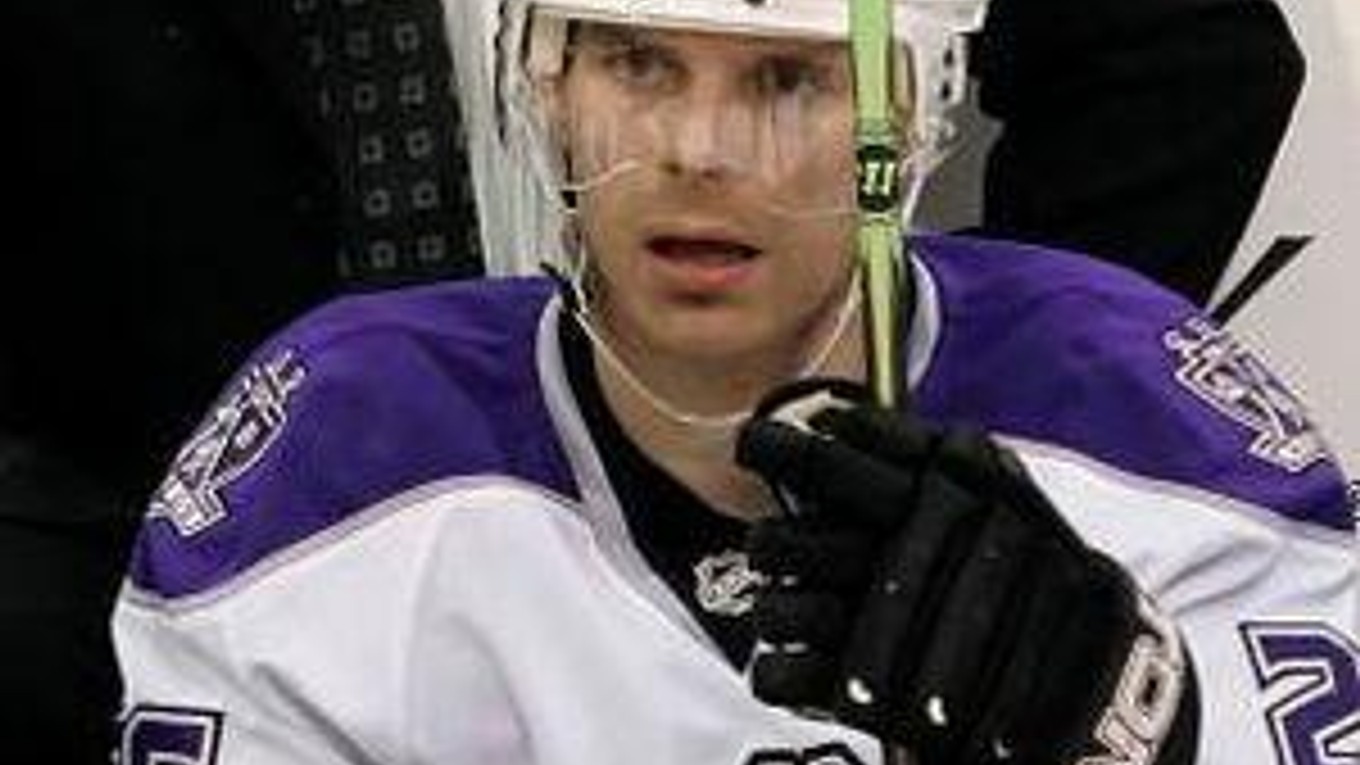 Michal Handzuš v drese Los Angeles Kings.