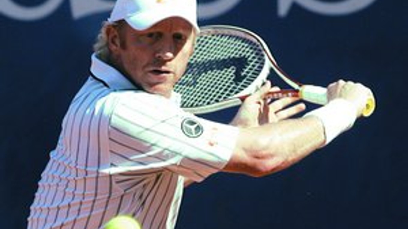 Boris Becker na tohtoročnom letnom charitatívnom zápase.