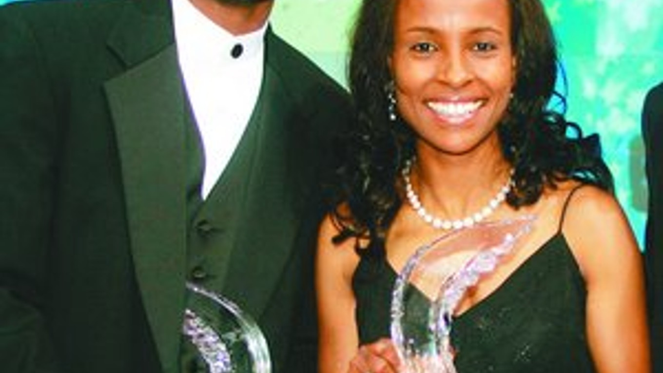 Svetoví atléti 2007: Tyson Gay a Meseret Defarová.