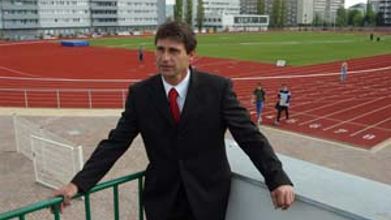 Jan Železný tam, kde sa cíti najlepšie – na atletickom štadióne.