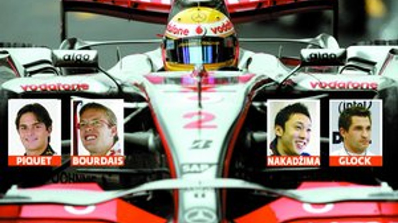 Lewis Hamilton (v monoposte McLaren) vlani ako nováčik vo formule 1 útočil na titul. Tohto roku sa mu pokúsia priblížiť Nelsinho Piquet v Renaulte, Sébastian Bourdais v Toro Rosso, Kazuki Nakadžima vo Williamse a Timo Glock v Toyote.