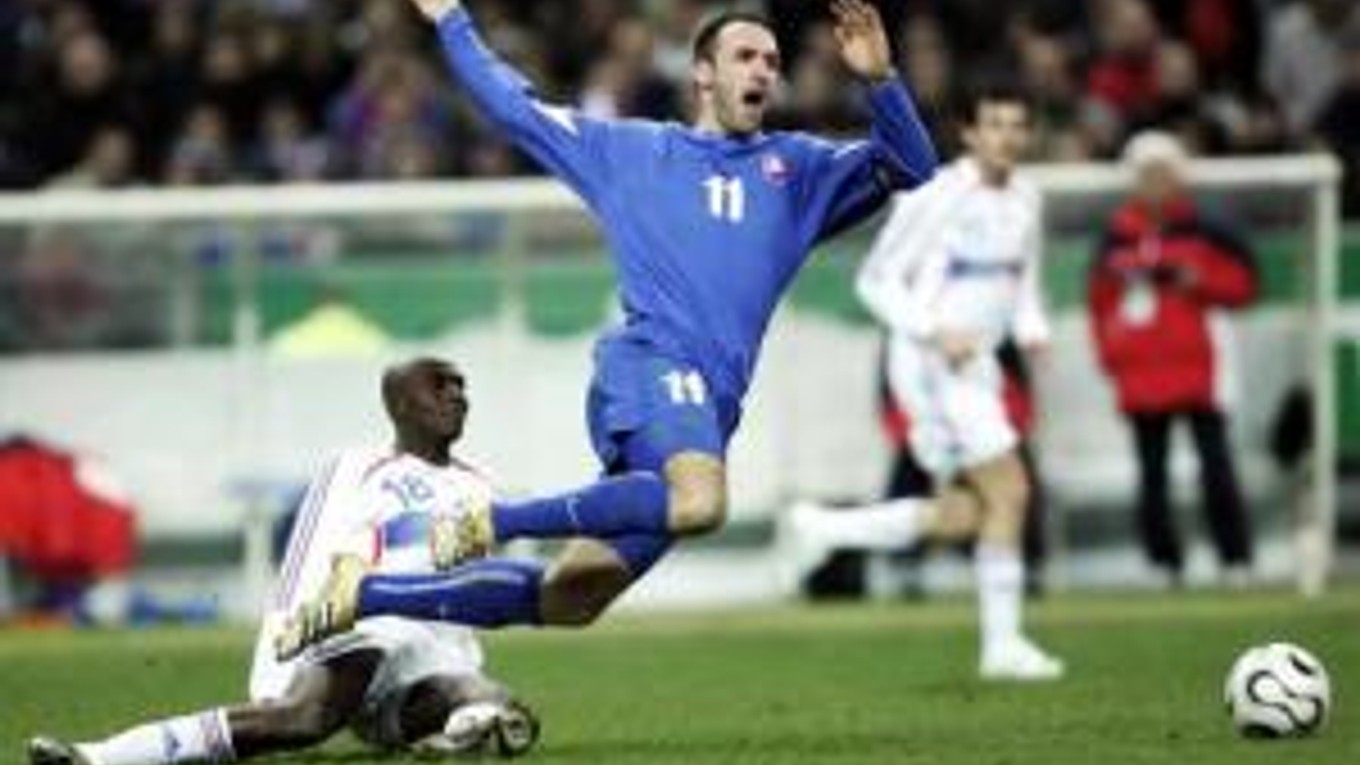 Róbert Vittek v drese slovenskej reprezentácie