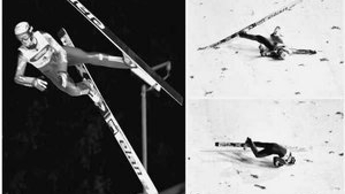 Českému skokanovi Mazochovi prudký vietor prekrútil na pretekoch Svetového pohára v Zakopanom lyže a škaredo sa zrútil na hlavu.