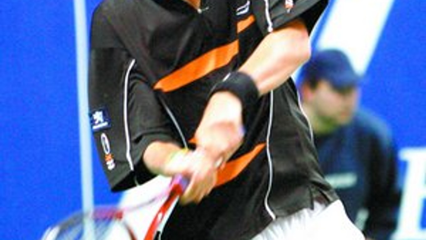 Martin Kližan na novembrovom turnaji Tatra banka Open 2006.