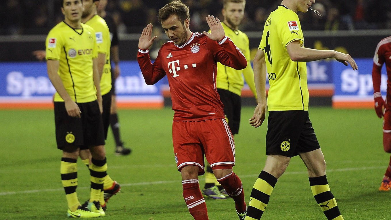 Neoslavujem. Takto reagoval Mario Götze na svoj gól do siete svojho bývalého klubu.