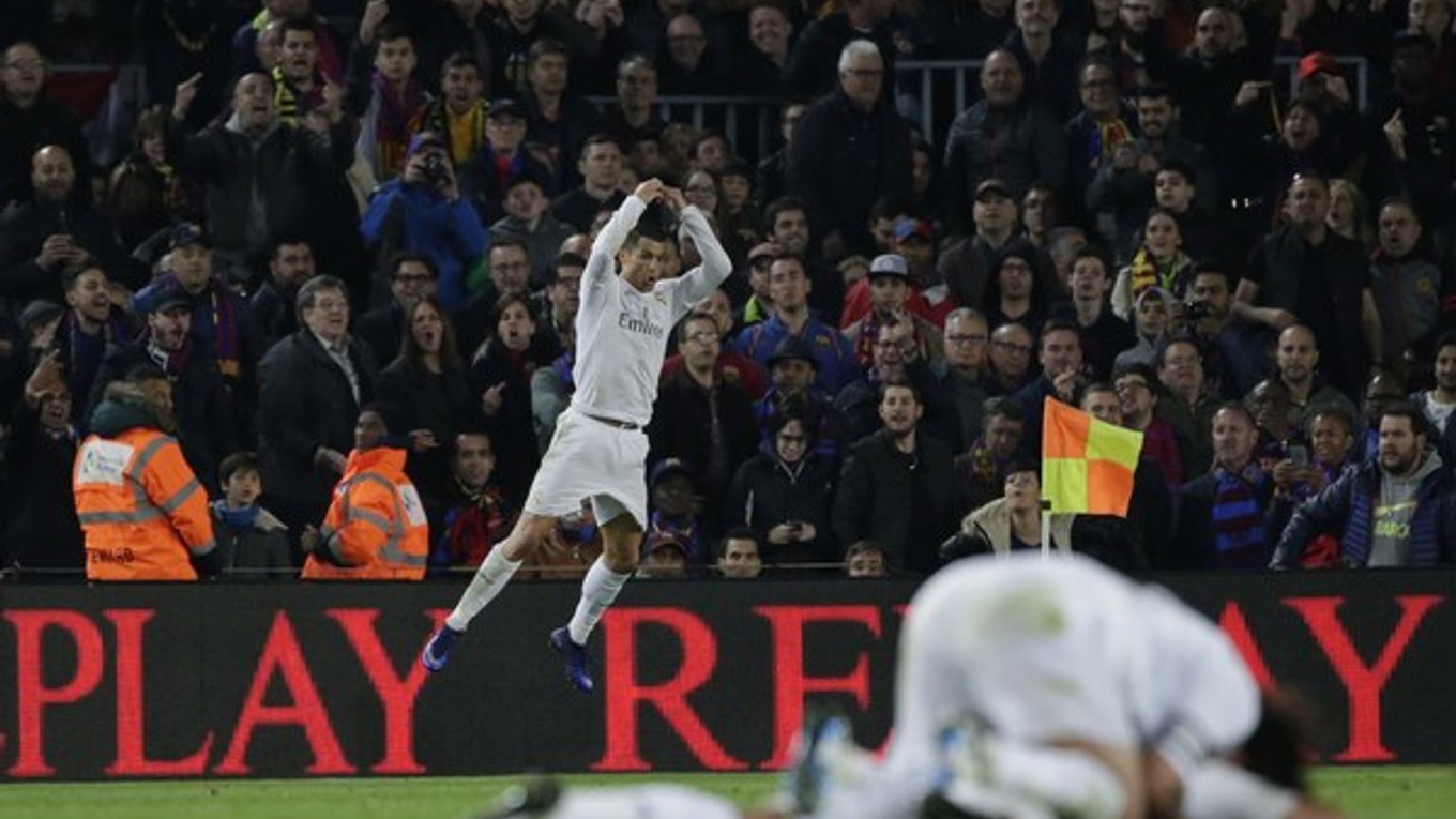 Víťazný gól Realu Madrid strelil Cristiano Ronaldo. A oslávil ho tradičným spôsobom.