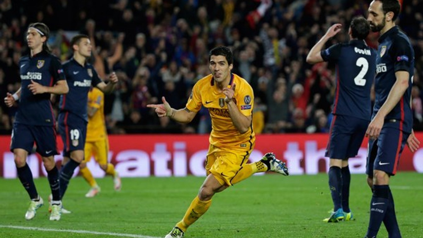 O víťazstve Barcelony nad Atléticom rozhodol Luis Suárez.