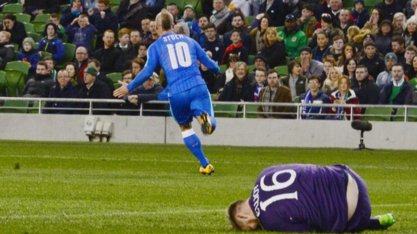 Stoch sa gólovo presadil aj v poslednom reprezentačnom dueli na pôde Írska.