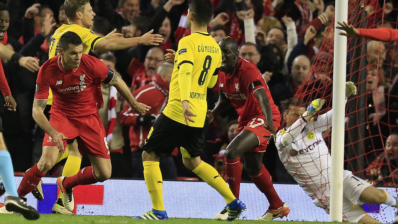 Dejan Lovren (vľavo) strelil svoj určite najdôležitejší gól kariéry.