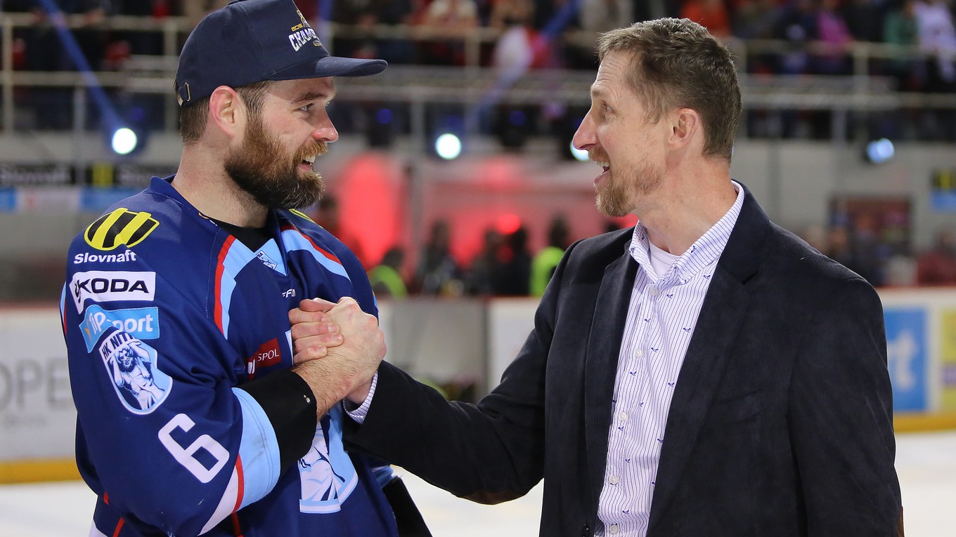 Český tréner doviedol Nitru k titulu slovenského hokejového šampióna.