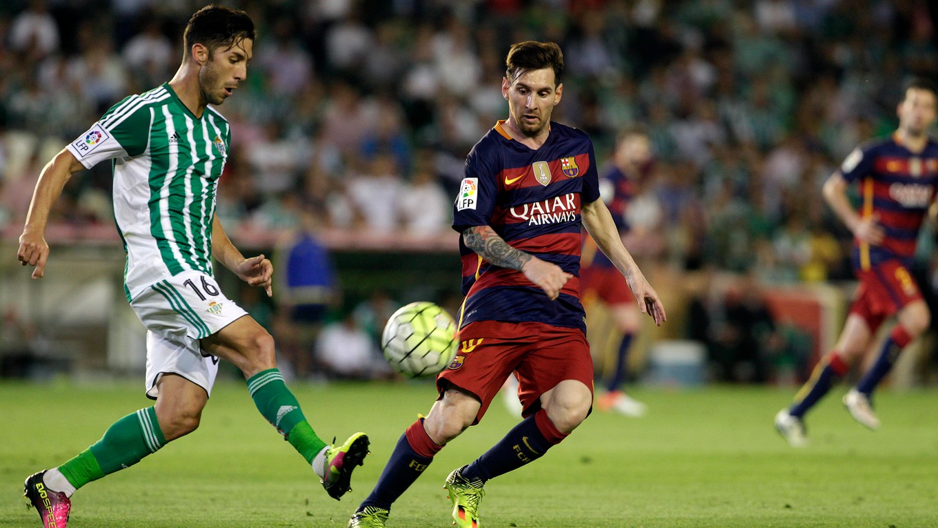 Lionel Messi síce proti Betisu Sevilla gól nedal, k výhre Barcelony však prispel výraznou mierou.