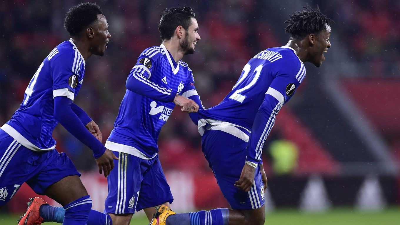 O triumfe Marseillčanov rozhodol Michy Batshuayi (vpravo).