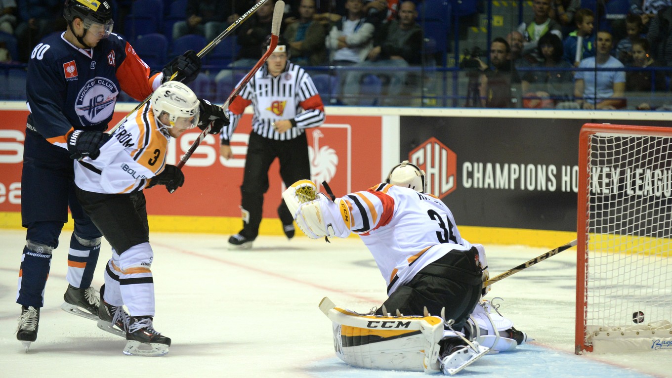 Naposledy hokejisti HC Košice v Lige majstrov postúpili do skupiny, ale potom vypadli so Skellefteou.