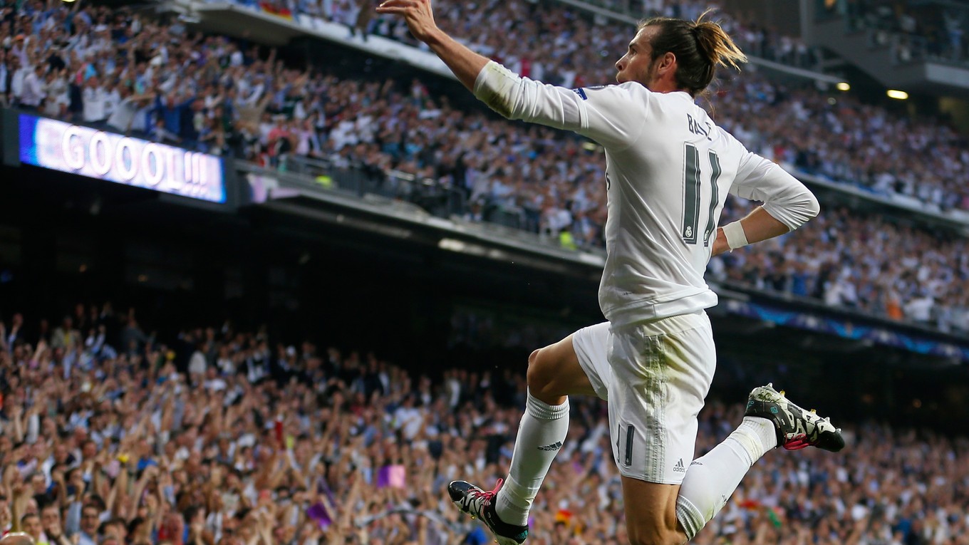 Gareth Bale bol v semifinálovom dvojzápase medzi Realom Madrid a Manchestrom City jediným úspešným strelcom.