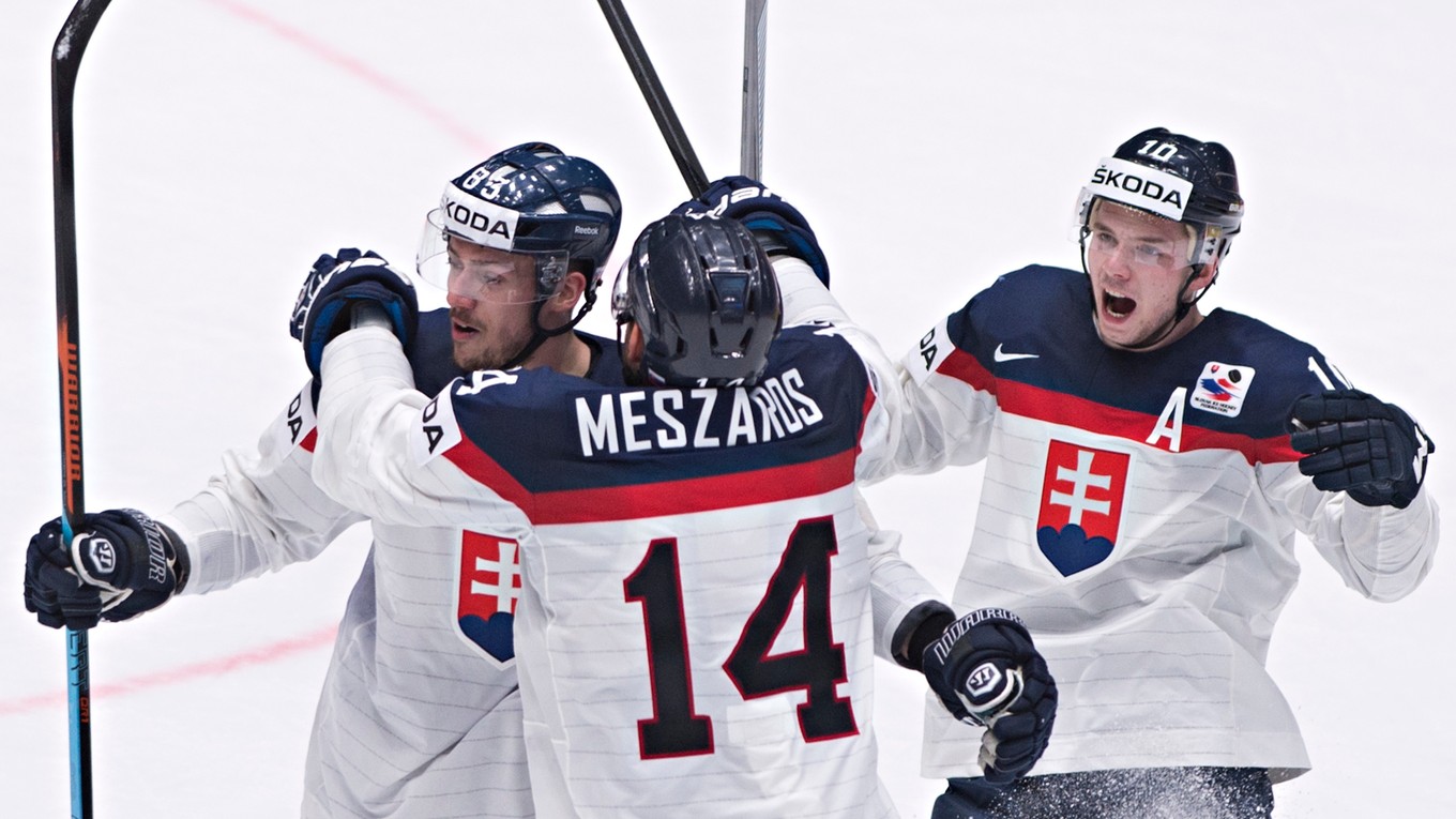 Hokejisti Slovenska majú zatiaľ na šampionáte stopercentnú bilanciu.