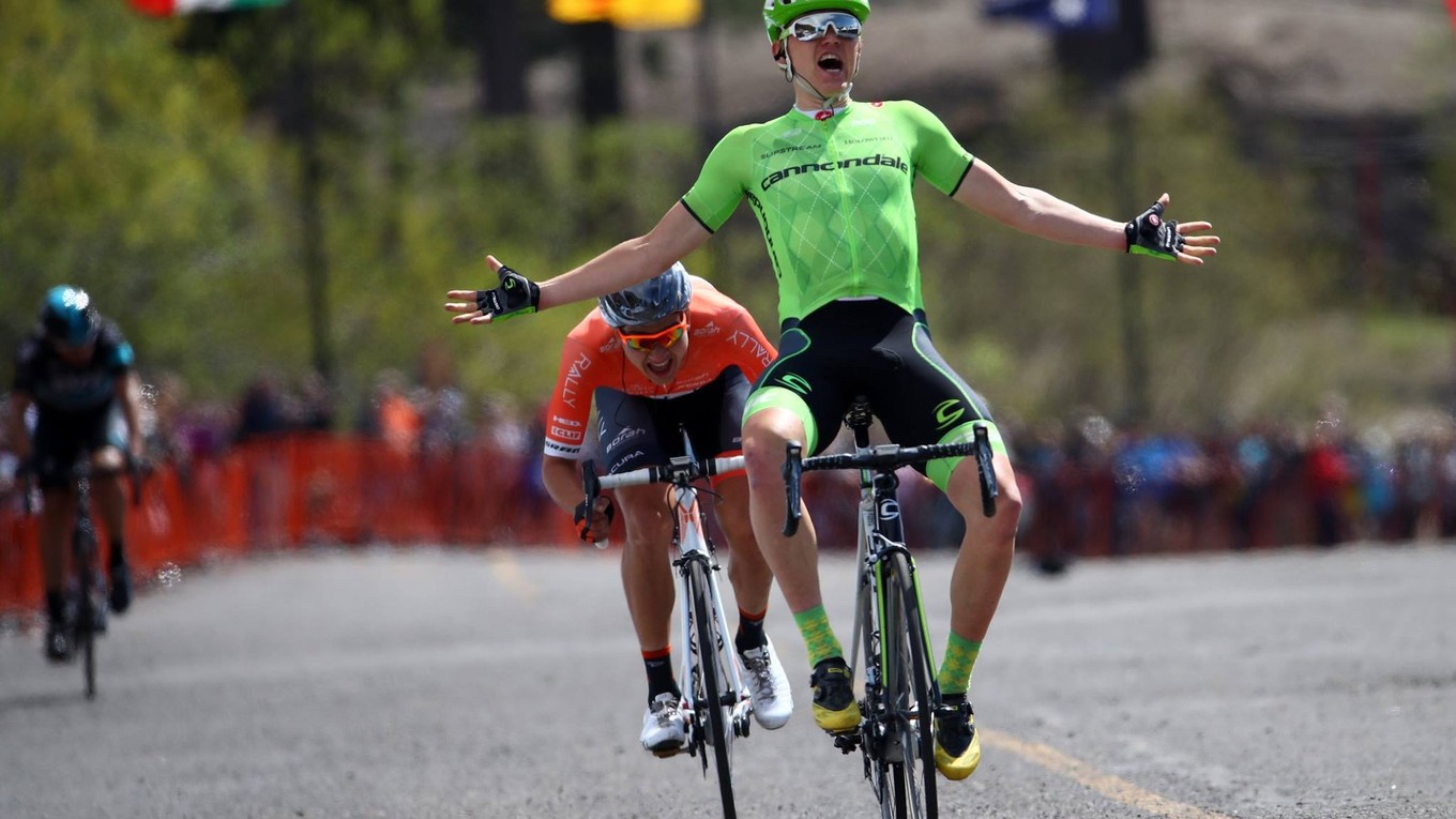 Radosť víťazného Lotyša Skrujinša.