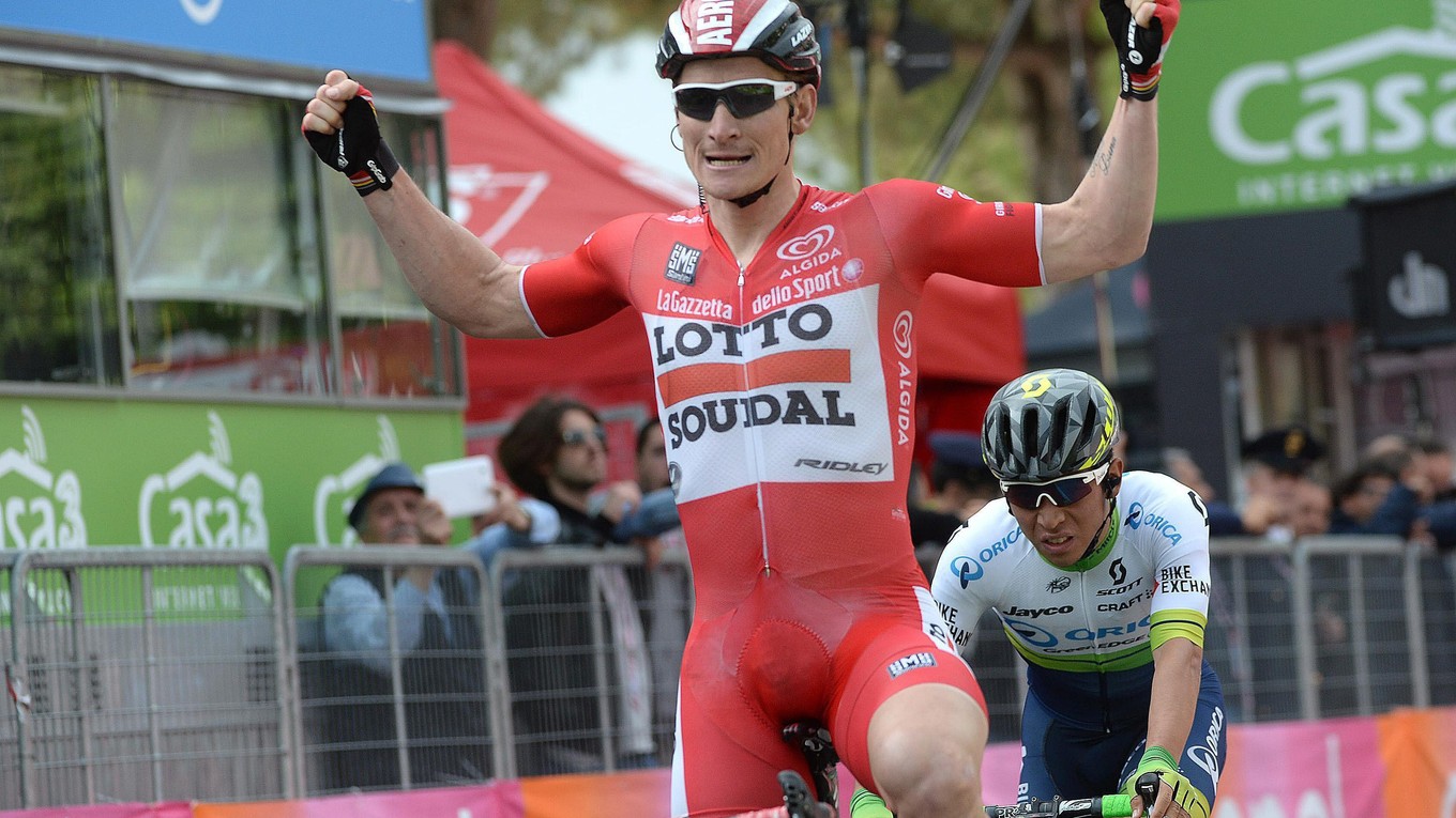 Greipel práve vyhral 12. etapu na Giro D´Italia