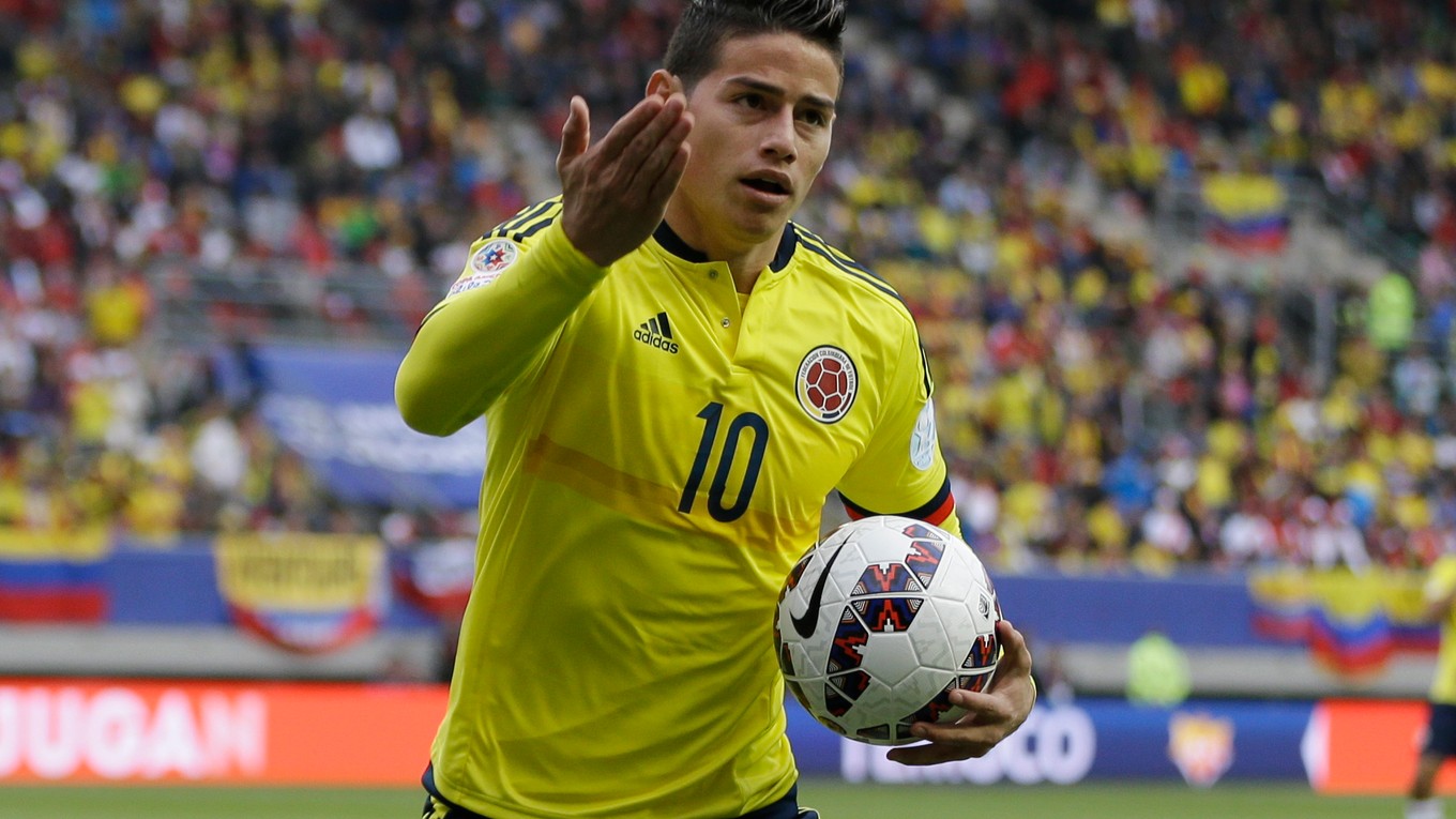 James Rodríguez si dres Kolumbie na olympijských hrách neoblečie.