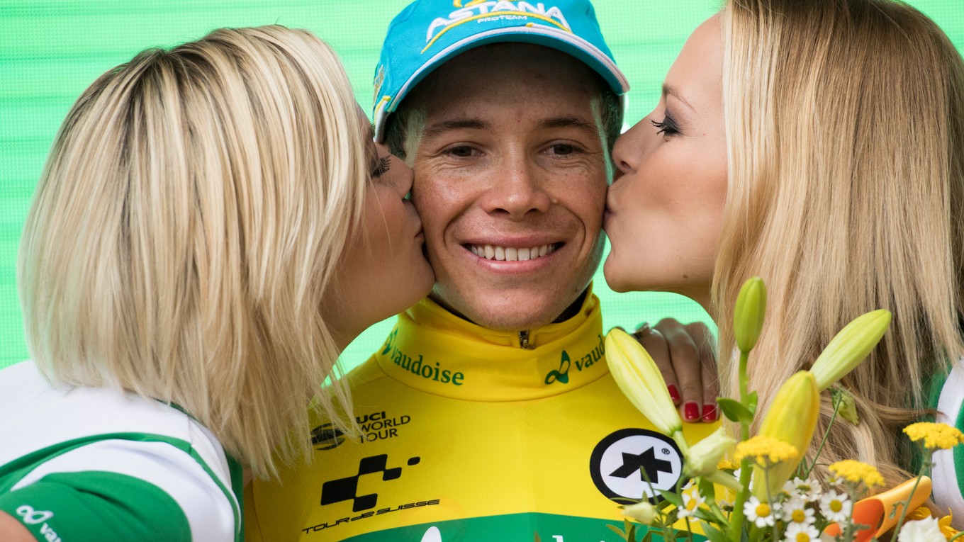 Miguel Ángel López sa po sobotňajšej časovke obliekol do žltého trička.