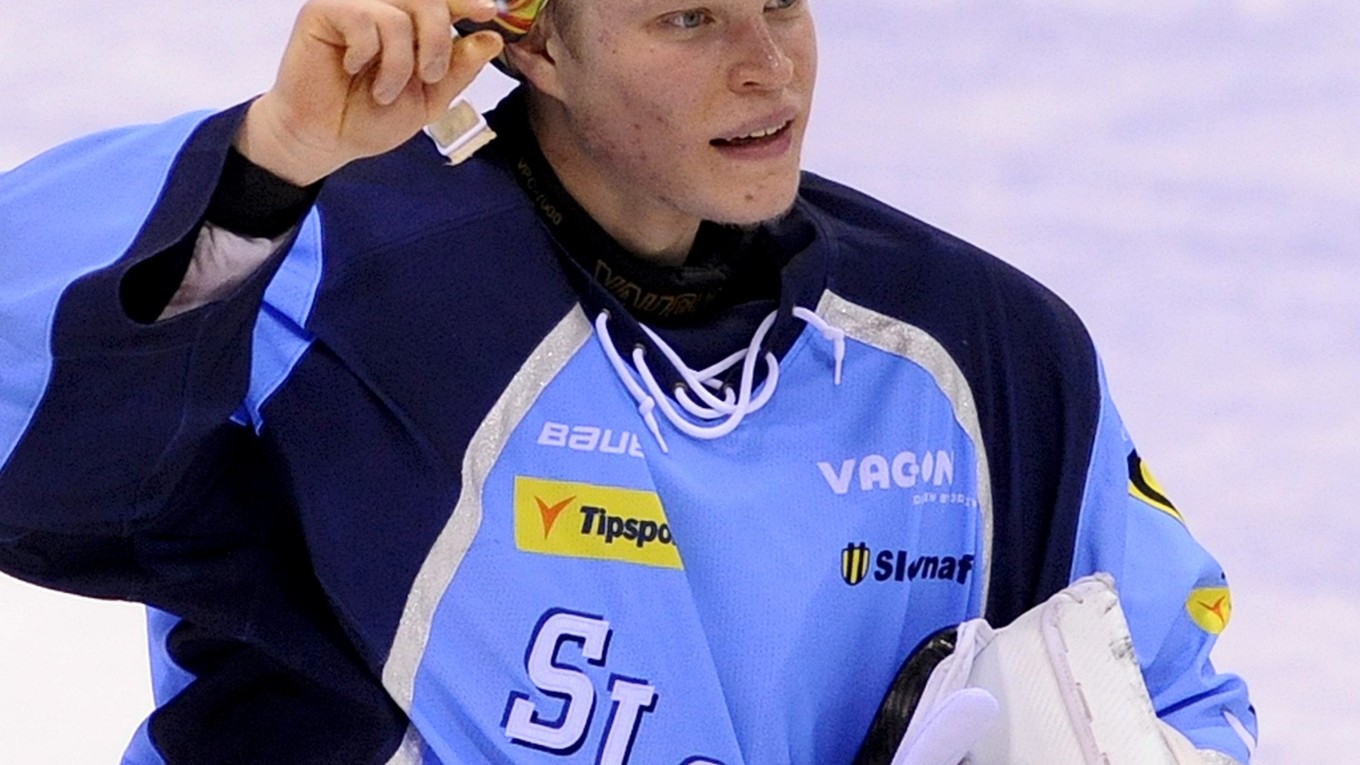 Tomi Karhunen chytal za Slovan v sezóne 2011/2012. 