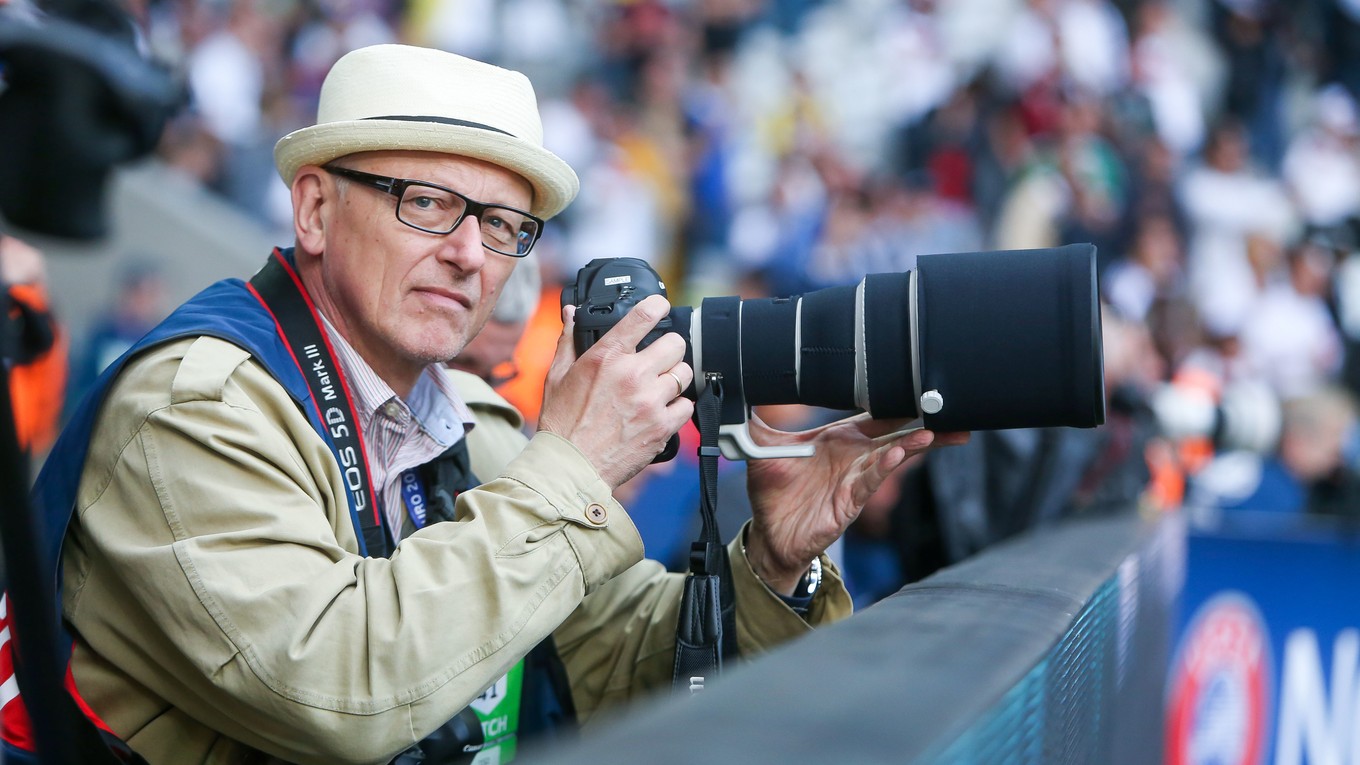 Ladislav Perényi je jedným z najlepších športových fotografov.